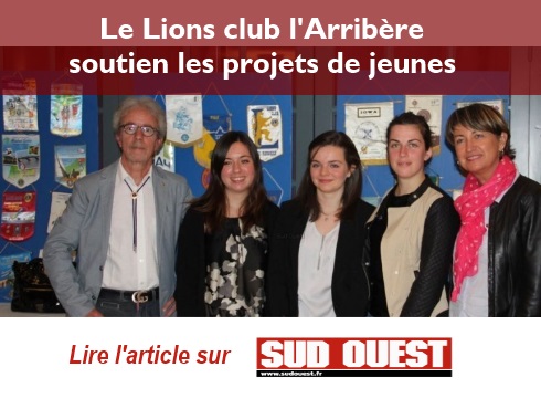 Lions Club permet à des jeunes de réaliser un projet humanitaire